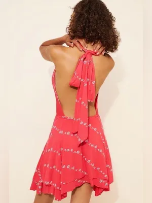 Free People Electric Days Printed Mini Dress thumbnail 5