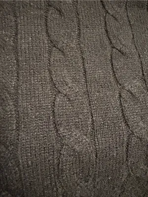 Arden B Black Cable-Knit Crewneck Cropped Coquettegirl Sweater Size L thumbnail 2
