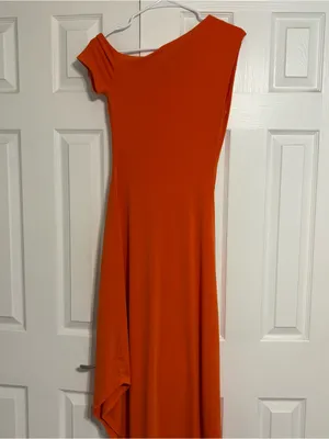 Anthropologie BHLDN One-Shoulder Asymmetric Jersey Midi Dress thumbnail 3