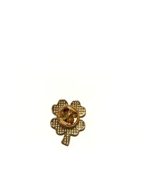 Four leaf clover pin Green thumbnail 2
