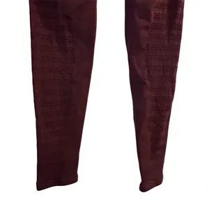 Lululemon High-Rise Reveal 7/8 Tight Leggings Dark Adobe Red Size 6 Yoga Running thumbnail 4