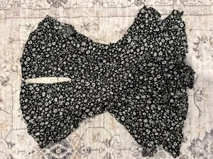 Altar'd State Black Floral Romper thumbnail 3