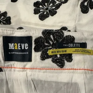 Anthropologie Maeve The Colette Wide-Leg Embroidered Pants thumbnail 10