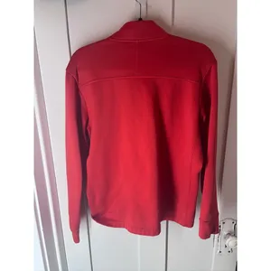 Nike Womens Dri-Fit 1/4 Zip Pullover Size Medium Red Long Sleeve Running Top thumbnail 8