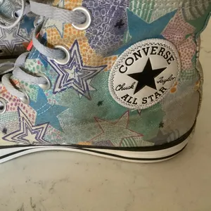 Converse Chuck Taylor all star mosaic design high top sneakers lace up size 7.5 thumbnail 6