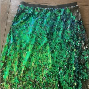 Lucy Paris Green & black Sequin mermaid scales skirt mermaid core 🧜‍♀️ thumbnail 8