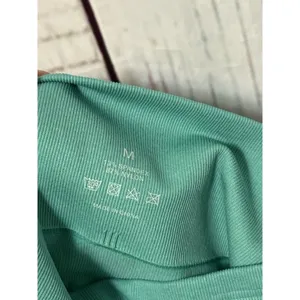 NVGTN Women's High Waisted Pro Seamless Compression Shorts 4.5" Teal Size Medium thumbnail 4