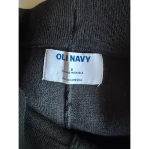 Old Navy NWT Elevated Comfo Wide Leg Sweater Pants Small Black Knit Lounge thumbnail 6