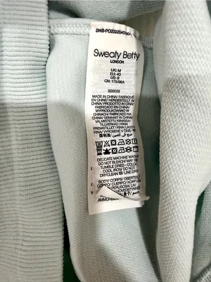 Sweaty Betty Ribbed Racerback Tank Top Blue Workout Yoga Pilates Size 8 thumbnail 4