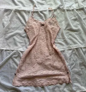 Victoria’s Secret Lace Chemise with Satin Bows thumbnail 1