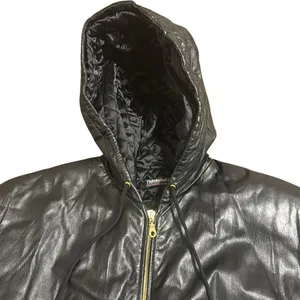 Wilsons Leather Women's Thinsulate‎ Hooded Parka Jacket black size Small 90s thumbnail 9