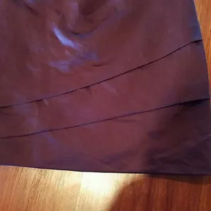 Strapless David's bridal bridesmaid formal dress thumbnail 3