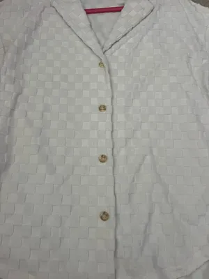 Rhythm Jacquard Terry Shirt - Off White thumbnail 3