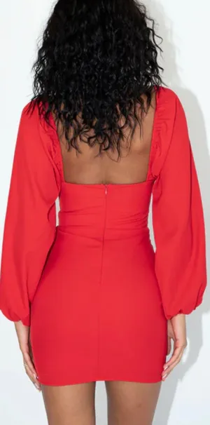 Princess Polly Lillie Long Sleeve Mini Dress thumbnail 2