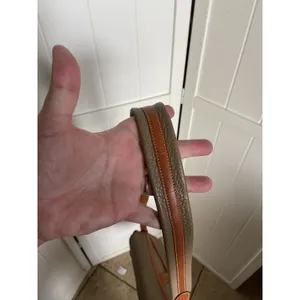 Dooney & Bourke Taupe Brown Purse Handbag Tote All Weather Leather USA‎ Vintage thumbnail 10