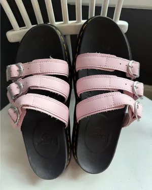 Dr. Martens Pink Triple Strap Sandals - Size 9 thumbnail 1