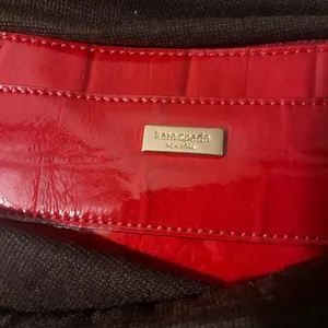 Kate Spade Knightsbridge Red Croc Patent Leather Bow Chain Shoulder Clutch thumbnail 16