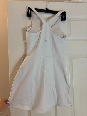 Alo Yoga Airbrush Real Dress White thumbnail 2