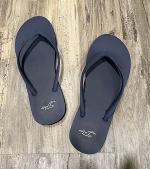 Hollister Navy blue flip flops size 7 women’s thumbnail 1