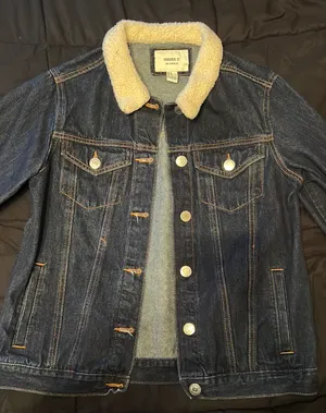 Forever 21 Jean Jacket With Sherpa thumbnail 1