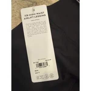 Alo 7/8 High waist Airlift Leggings Black Sz S NWT $134 thumbnail 6