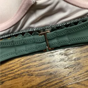 Shade and Shore bikini top Olive green Size 34 B thumbnail 5