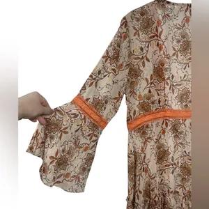 Miss Me Boho Kimono Duster Floral Print thumbnail 8