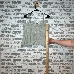 American Eagle | women striped cropped tank top thumbnail 6