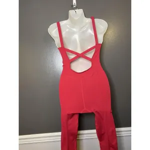 FP Movement Women XS/Small Red Sleeveless Scoop Neck Criss Cross Back Activewear thumbnail 6