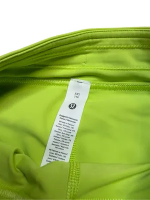 💚 Lululemon Neon Green Athletic Tennis Golf Skirt‎ Skort XXS 💚 thumbnail 4