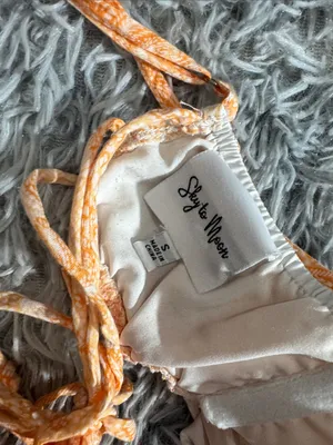 Peach Paisley Spaghetti thumbnail 2