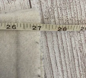 Cotton Candy LA pull on loungewear pants Cream color with grey/black accents thumbnail 3