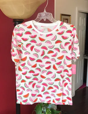 Kate Spade Watermelon M NWT Short Sleeve Tee Shirt thumbnail 3