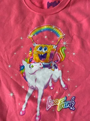 Nickelodeon Lisa Frank X  Crewneck Sweatshirt 2X thumbnail 3