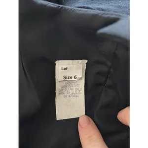 The Bon Marche Vintage 90s Sheath‎ Gown Womens Size 6 Black Crepe Formal Maxi thumbnail 6