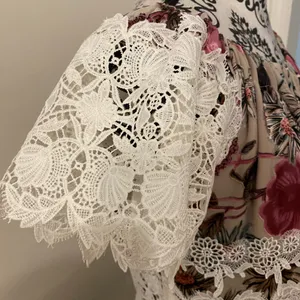 NWOT!! For Love & Lemons Cadence Off The Shoulder Boho Mini Dress Size Medium thumbnail 14