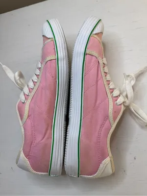 90's Polo Ralph Lauren light pink Canvas sneakers (size 8) vintage preppy Y2K thumbnail 6