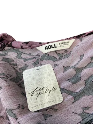 Free People Rollas Sophie Dress Pink Size L NWT Sold Out Boho Spring Cottagecore thumbnail 3