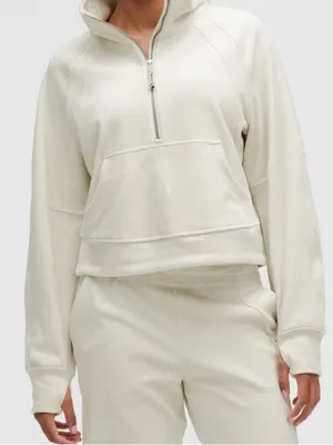 LULU🍋 Scuba‎ Oversized Funnel-Neck Half Zip thumbnail 1