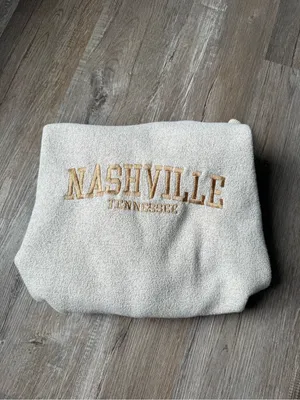 Nashville Tennessee Graphic Crewneck Sweatshirt Embroidered Super Soft Comfy XL thumbnail 7
