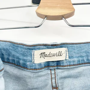 Madewell Womens High Rise Distressed Denim‎ Cutoff Jean Shorts Size 32 Blue thumbnail 5
