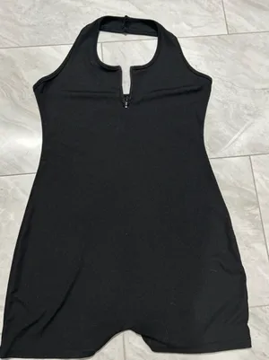 Super cute black shorts romper Size L thumbnail 1