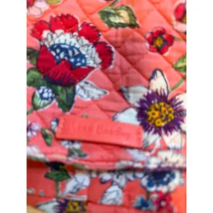Vera Bradley Pink Floral Quilted Cotton Crossbody Bag Adjustable Strap Messenger thumbnail 3