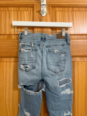 American Eagle Next Level Stretch High-Rise Distressed Jegging Jeans Size 0 thumbnail 6