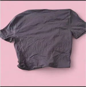 Lululemon Purple Ash Nulu Crewneck Cropped T-Shirt thumbnail 3