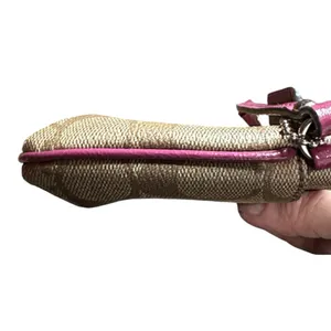 Coach Payton Signature C Go-Go Wristlet. Strap has some cracking. Original Tag thumbnail 12