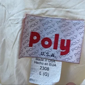 Poly USA Maxi Dress Large‎ White Embroidered Sequin Cap Sleeve Formal Gown 2308 thumbnail 6