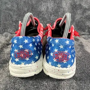 Hey Dude Wendy Sox Patriotic Americana July 4th US Flag Red/White/Blue Sz W9 thumbnail 4