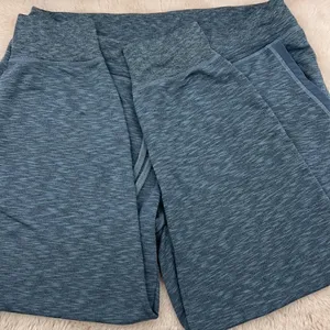 Athleta gray drawstring sweat capris size medium thumbnail 3