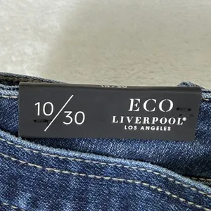 Liverpool Los Angeles Wide Leg Crop Belted Jeans Dark Wash Size 10/30 New thumbnail 12
